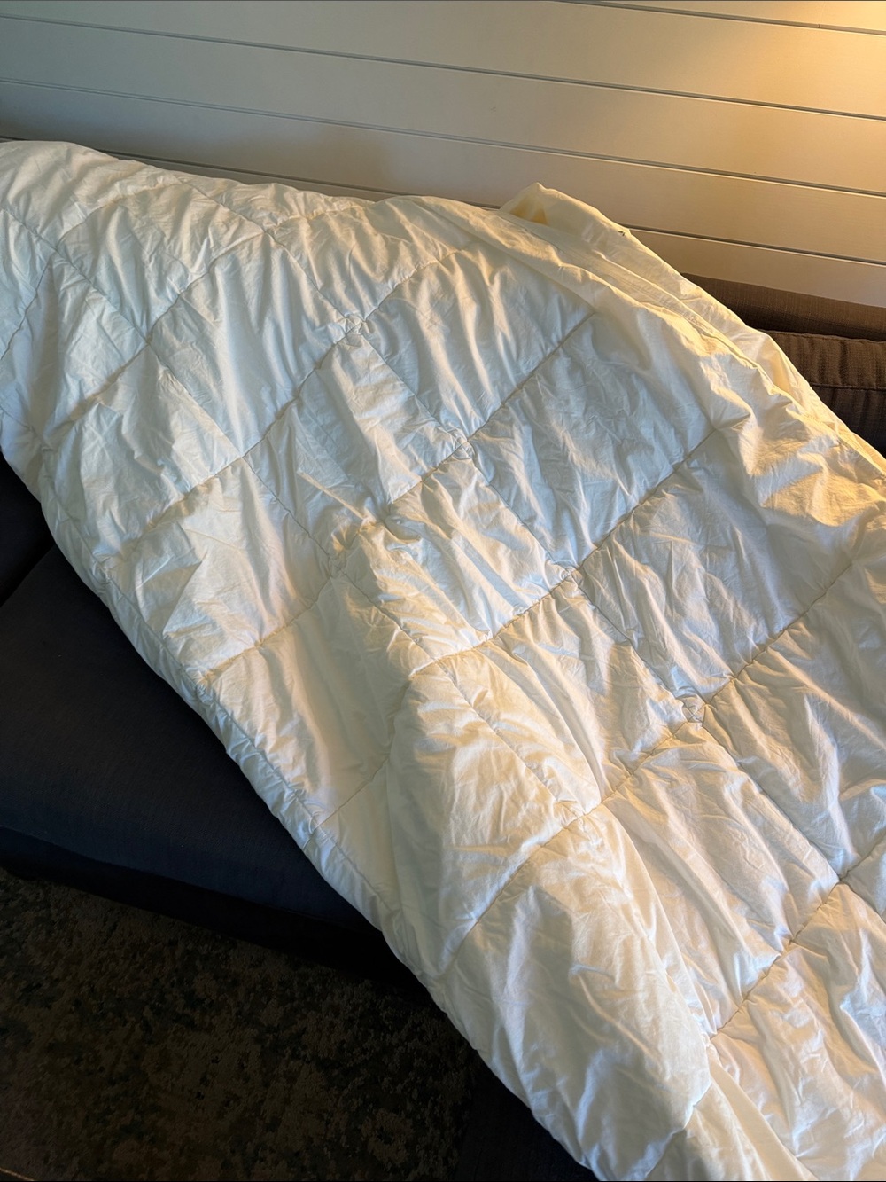 Pottery Barn Kids White Quilted Duvet Insert